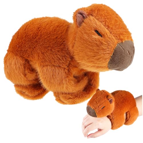 POPETPOP Plüsch Slap Armband Capybara Kuscheltier Süßes Slap Armband Tierhüpfspielzeug für Partys Geburtstagsfeiern und Kreatives Accessoire für Verschiedene Anlässe POPETPOP Plüsch Slap Armband Capybara Kuscheltier Süßes Slap Armband Tierhüpfspielzeug für Partys Geburtstagsfeiern und Kreatives Accessoire für Verschiedene Anlässe von POPETPOP