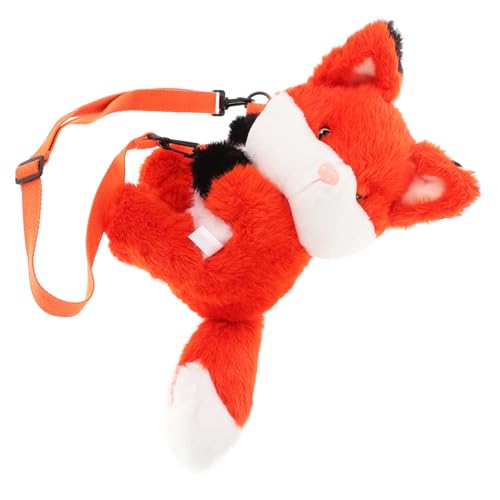 POPETPOP Plüsch Tier Umhängetasche Niedliche Kuscheltier Schultertasche Bär Geldbörse Leicht Tragbar Für Jungen Mädchen Geburtstag Fest von POPETPOP