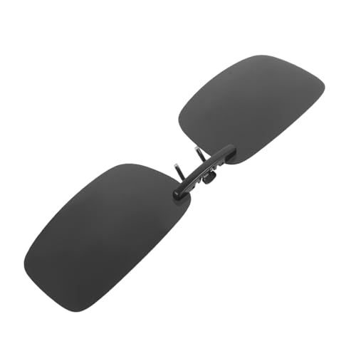 POPETPOP Polarisierte Clip Sonnenbrille für Brillenträger Rahmenlos Unisex UV Schutz Einfacher Anklippmechanismus Kompatibel mit Korrekturbrillen Blendung und Augenbelastung von POPETPOP
