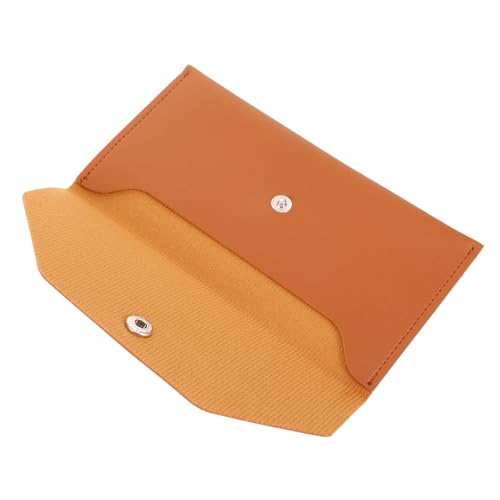 POPETPOP Portemonnaie aus PU Stilvolle Multifunktionale Geldbörse mit Großer Kapazität Praktisches Kartenetui und Wiederverwendbarer Budget Brieftasche Braun Modisches Business Wallet für von POPETPOP