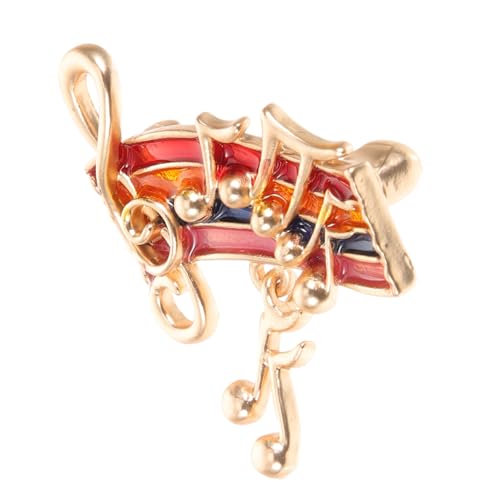 POPETPOP Regenbogen Musiknoten Anstecknadel Brosche aus Hochwertiger Legierung Langlebig und Farbecht Vielseitig für Kleidung Schals Hüte und Taschen Modisches Accessoire für Damen und von POPETPOP