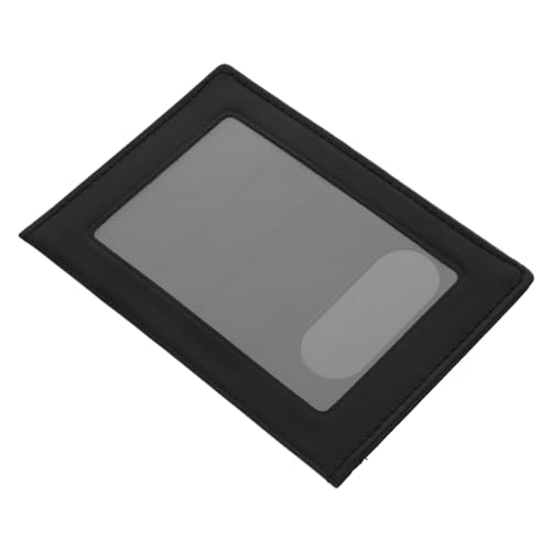 POPETPOP Reisepass Schwarz Multifunktionaler Passport Holder mit Kartenfächern Leichter Passport Case Organizer für Reiseunterlagen für Damen und Herren von POPETPOP