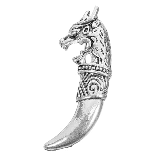 POPETPOP Retro Metall Brosche Wolf Anstecknadel für Damen Hochwertige Lapel Pin aus Metall Stilvolle Kleidung Broschen für Anzugkragen und Accessoires von POPETPOP