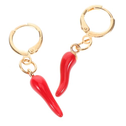 POPETPOP Rote Chili Pfeffer Creolen Ohrringe Damen Große Statement Huggie Hoop Ohrringe Goldfarben Modisch Verspieltes Design Für Alltag Und POPETPOP Rote Chili Pfeffer Creolen Ohrringe Damen Große Statement Huggie Hoop Ohrringe Goldfarben Modisch Verspieltes Design Für Alltag Und von POPETPOP
