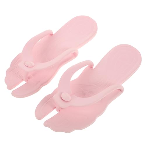 POPETPOP Rutschfeste Badeschuhe Damen Herren Flache Sandalen mit Bequemem Fußbett Leichte Outdoor Slipper für Strand Pool und Zuhause Modisch und Vielseitig von POPETPOP