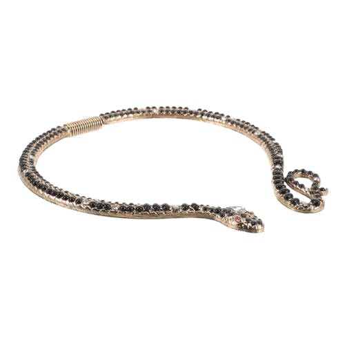 POPETPOP Schlangenform Halsreif Damen Legierung Halskette Schmuck Modisch Leicht Langlebig Hautfreundlich für Mädchen und Alltag von POPETPOP