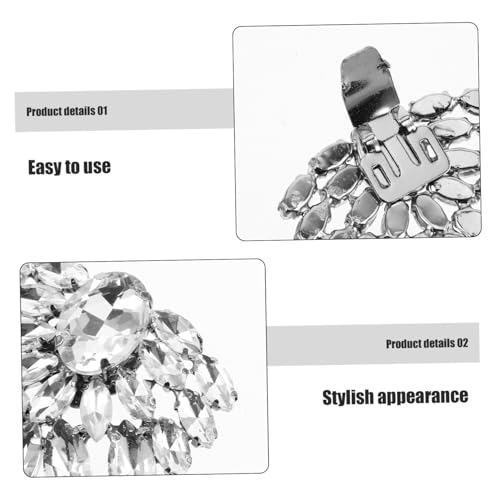 POPETPOP Schuhclips Strasssteine Samba Stil Metall Schuhschnallen mit Funkelnden Kristallen Schuhschmuck für Damen Hochzeit Pumps Flats Einfach Anzubringen Edle Schuhdekoration POPETPOP Schuhclips Strasssteine Samba Stil Metall Schuhschnallen mit Funkelnden Kristallen Schuhschmuck für Damen Hochzeit Pumps Flats Einfach Anzubringen Edle Schuhdekoration von POPETPOP