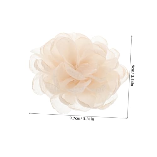 POPETPOP Schuhdekoration Blumenclips Abnehmbar Waschbar Schuhanhänger für Damen High Heels Vielseitige Damenschuh Accessoires Langlebige Frische Slipper Verzierung Cremeweiß von POPETPOP