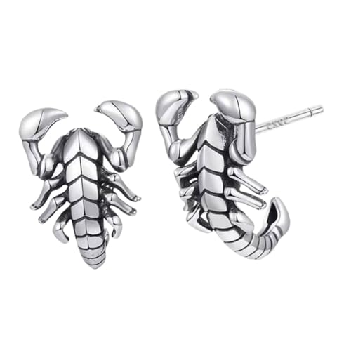 POPETPOP Ohrringe Skorpionform Ohrstecker Metallohrringe Unisex Ohrhänger Ohrschmuck Für Männer Und Frauen Verschiedene Anlässe Passt Zu Kleidungsstilen von POPETPOP