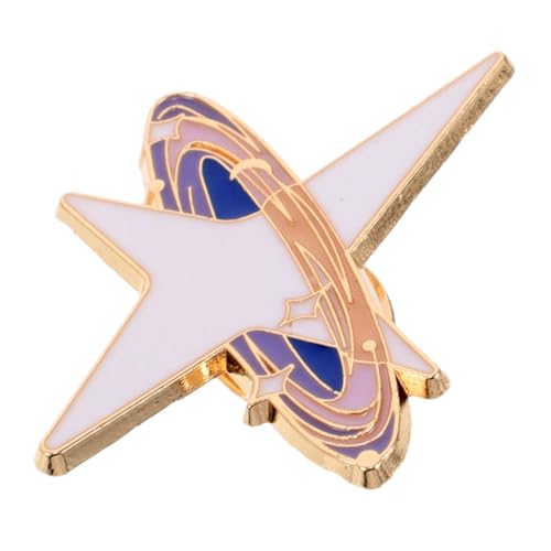 POPETPOP Sternbrosche Pin Damen Herren Anstecknadel Kleine Schmuckclip für Schal Pullover Jacke Rucksack Vielseitiges Modisches Accessoire für Alltag und Besondere Anlässe von POPETPOP