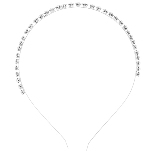 POPETPOP Stirnband Kosmetischer Haarreifen Stirnbänder Für Mädchen Dünnes Haarband Haarschmuck Für Perlenstirnbänder Haarschmuck Diamanten Bling Haarband Legierung Damen Südkorea Hochzeit von POPETPOP