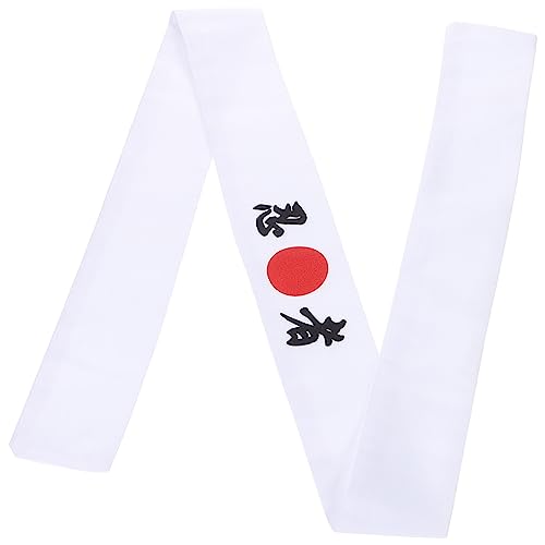 POPETPOP Stirnband mit Ninja-Print sportliches Stirnband japanisches Sushi-Koch-Stirnband kinder stirnband stirnbänder kinder Kleidung für Männer Stirnbänder für Männer Karate-Stirnband von POPETPOP