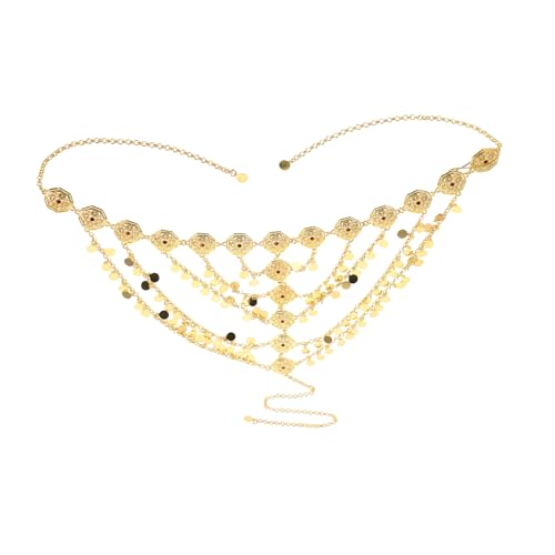 POPETPOP Stirnbandkette Für Die Hochzeit: Haarschmuck Aus Legierung Mit Quasten – Ethno-kopfschmuck Für Brautmode, Festivalkostüme von POPETPOP