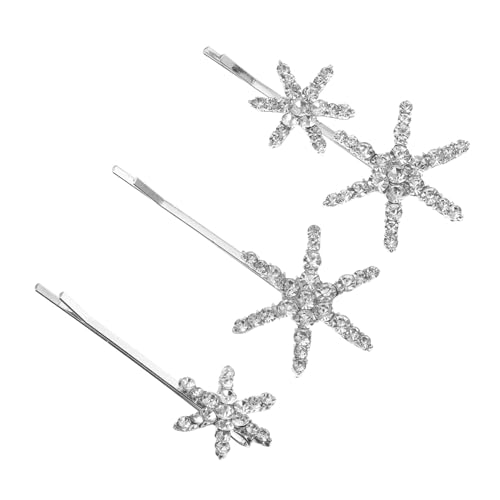 POPETPOP Strass Haarspange Stern Design Glitzer Haarnadeln Barrettes Für Damen Haaraccessoires Für Party Hochzeit Alltag von POPETPOP
