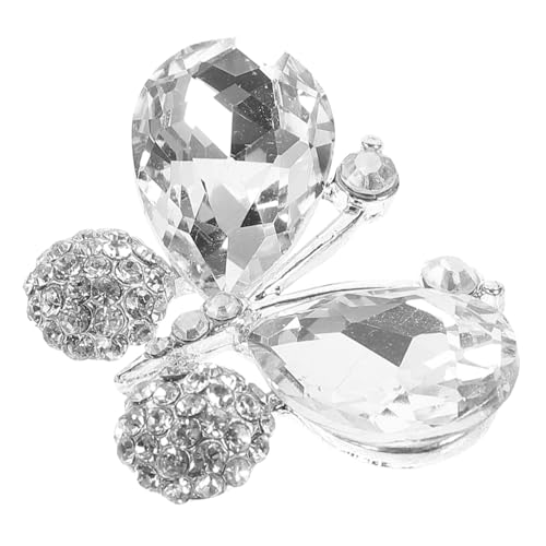 POPETPOP Strass Schmetterling Brosche Glitzernde Applikation für Kleidung Schuhe Taschen DIY Dekor Langlebig Modisch POPETPOP Strass Schmetterling Brosche Glitzernde Applikation für Kleidung Schuhe Taschen DIY Dekor Langlebig Modisch von POPETPOP