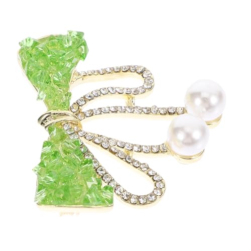 POPETPOP Strassbrosche Damen Schleifen Anstecknadel Vollständig Besetzt Modische Schmuckbrosche für Kleidung Schal Kleid Accessoire Vintage Stil Broschen Frauen von POPETPOP