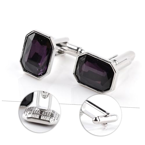 POPETPOP Stylische Manschettenknöpfe Herren Funkelnden Strasssteinen Eleganter Hemdärmelknopf für Hochzeit Business und Formelle Anlässe Langlebig und Fein Poliert POPETPOP Stylische Manschettenknöpfe Herren Funkelnden Strasssteinen Eleganter Hemdärmelknopf für Hochzeit Business und Formelle Anlässe Langlebig und Fein Poliert von POPETPOP