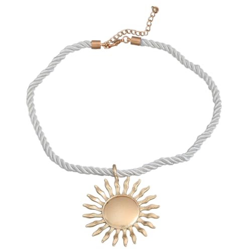POPETPOP Anhänger Halskette Für Frauen Legierung Strahlenhalskette Mit Anhänger Ästhetische Halsschmuck Zierliche Kette Für Mädchen Halskette Mit Sonnenstrahlen POPETPOP Anhänger Halskette Für Frauen Legierung Strahlenhalskette Mit Anhänger Ästhetische Halsschmuck Zierliche Kette Für Mädchen Halskette Mit Sonnenstrahlen von POPETPOP