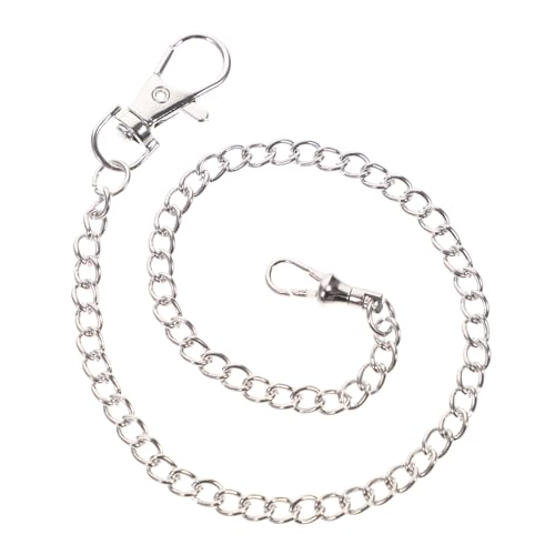 POPETPOP Taschenuhr Kette Für Herren Aus Metall Robuste Geldbörse Kette Mit Karabiner Stilvolle Hosenkette Für Damen Und Herren Valentinstag Geburtstag Hochzeit Jubil von POPETPOP