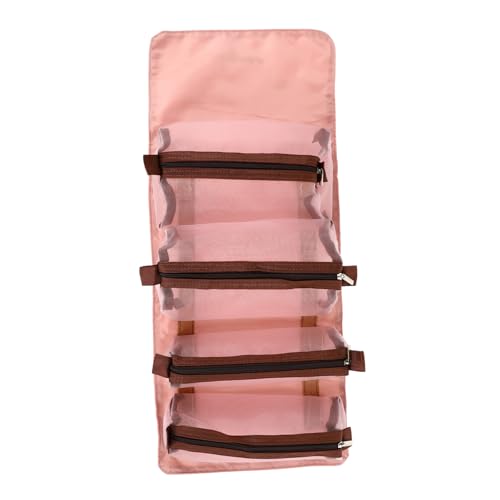 POPETPOP Tragbare Faltbare Kosmetiktasche mit Abnehmbarem Organizer Großem Stauraum für Make up und Toilettenartikel Leicht und Vielseitig für Reisen Camping Alltag Geeignet von POPETPOP