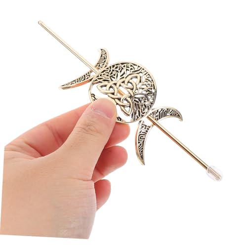 POPETPOP Versatile Chinesischer Haarstab Mondform Haarnadel aus Robustem Legierungsmetall Ergonomisch Modisch Eleganter Haarschmuck für Damen Vielseitig für Zöpfe und Dutts POPETPOP Versatile Chinesischer Haarstab Mondform Haarnadel aus Robustem Legierungsmetall Ergonomisch Modisch Eleganter Haarschmuck für Damen Vielseitig für Zöpfe und Dutts von POPETPOP