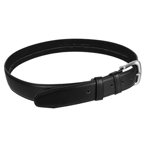 POPETPOP Versteckter Geldgürtel mit Sicherem Reißverschlussfach für Herren Verstellbarer PU Ledergürtel Diebstahlschutz Reise Bauchtasche zur Sicheren Aufbewahrung von Bargeld und von POPETPOP