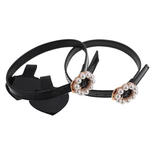 POPETPOP Verstellbare High Heel Schuhriemen mit Kunststoffperlen Rutsch Knöchelriemen für Damen Lose Absätze Abnehmbare Damenschuhbänder zur Absatzdekoration von POPETPOP