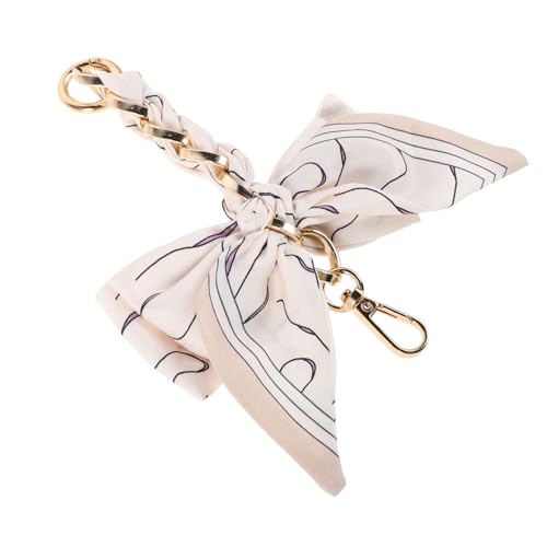 POPETPOP Verstellbarer Metalltaschenriemen Handgewebter Seidenschal Verlängerungskette Vintage Design Robuster Schultergurt für Damen Umhängetaschen und Unterarmtaschen in von POPETPOP