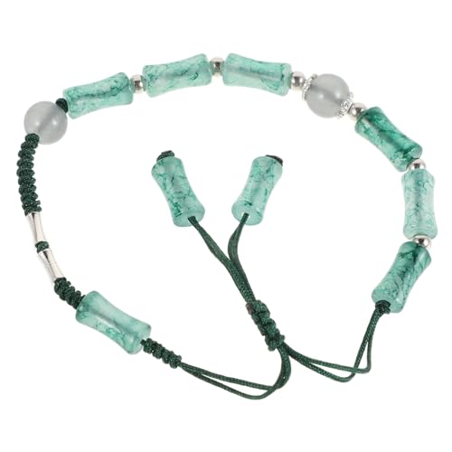 POPETPOP Verstellbares Handgefertigtes Geflochtenes Armband mit Perlen Chinesischer Stil Komfortables Langlebiges Glücksarmband für Damen und Herren Neues Vintage Design Einzigartiger Boho von POPETPOP