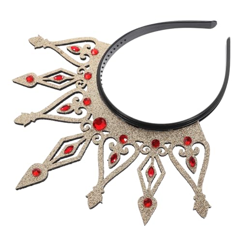 POPETPOP Vintage Braut Tiara Haarreif mit Funkelnden Strasssteinen Komfortabler Kopfschmuck für Hochzeit Party und Festliche Anlässe Eleganter Glitzer Haarreif für Damen Stabile von POPETPOP