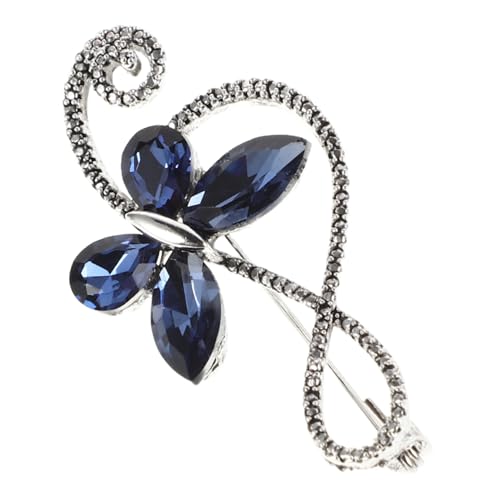 POPETPOP Vintage Brosche Schmetterling Musiknote mit Funkelnden Strasssteinen Modisches Schmuckstück für Damen und Herren Vielseitiges Accessoire für Kleidung Taschen und Anzüge bei von POPETPOP