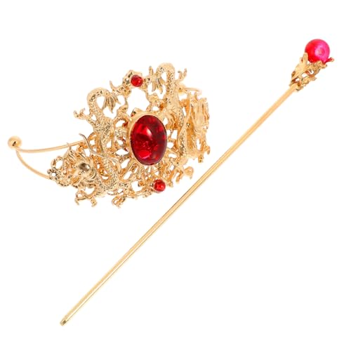 POPETPOP Vintage Haarnadel für Damen Traditioneller Chinesischer Haarschmuck im Hanfu Stil Leichter Langlebiger Haarclip mit Schlichtem Elegantem Design Geeignet für Festliche Anlässe und von POPETPOP