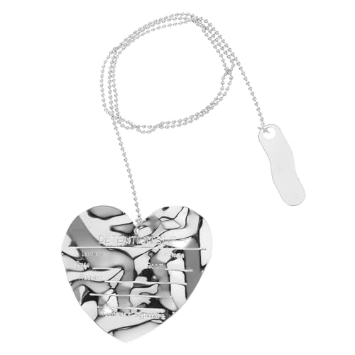 POPETPOP Vintage Herz Brosche mit Hängekette Modische Anstecknadel für Kleidung Schmuckaccessoire für Damen und Herren Einfach zu Befestigen für Anzug Jacke Schal und Hut von POPETPOP