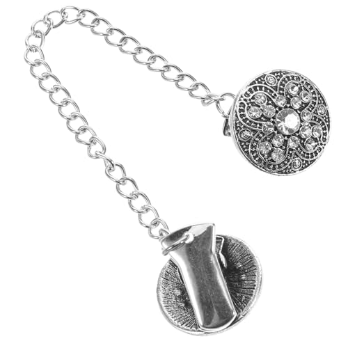 POPETPOP Vintage Sweater Clips aus Langlebiger mit Modischem Tassel Design Brosche für Cardigans Schals und Mäntel Vielseitiger Damen Broschenverschluss für Stilvolles Feststecken von POPETPOP