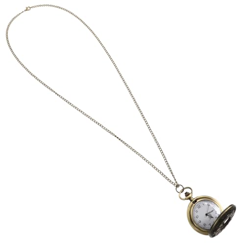 POPETPOP Vintage Taschenuhr für Damen und Herren Kleine Retro Uhr aus Robustem Anhänger Design Modisches Accessoire für Studenten Altersgruppen Langlebige Quarzuhr von POPETPOP