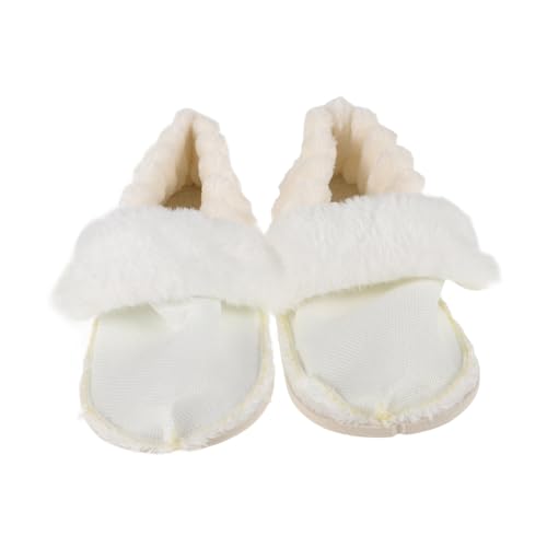 POPETPOP Warme Flauschige Clogs Einlagen aus Baumwollfrottee Herausnehmbare Atmungsaktive Fleece Liner für Damen und Herren Gefüttert für Winter Rutschfeste Hausschuhe Komfortable von POPETPOP