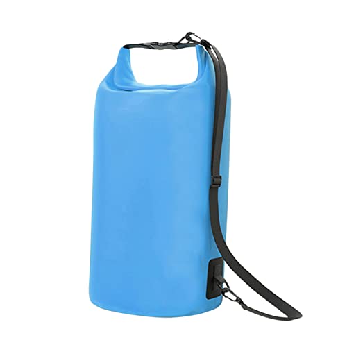 POPETPOP Wanderrucksäcke wasserdichte Rucksäcke Wasserdichter Wanderrucksack wasserdichte PVC-Tasche wasserdichte Eimertasche Outdoor wasserdichte Trockentasche Eine Schulter Rafting-Tasche von POPETPOP