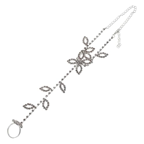 POPETPOP Wasserdichtes Strass Fußkettchen Damen Elegant Leichtes Fußschmuck Für Strand Hochzeit Braut Schmuck Fußkette Perlen Fußkettchen Beach Jewelry von POPETPOP