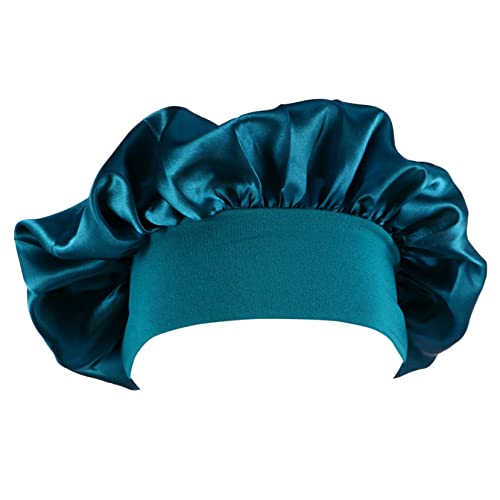 POPETPOP Weiches Elastisches Damen Schlaf Haarband mit Breitem Rand Atmungsaktive Haarschutz Mütze für Nacht und Lockenpflege Bequem und Dehnbar Passend für Kopfgröße Vielseitig Einsetzbar von POPETPOP