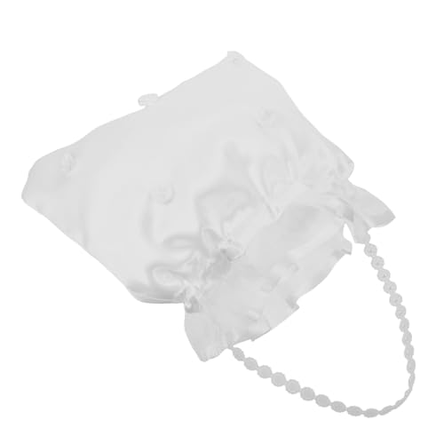 POPETPOP Weiße Stoff Handtasche mit Stickerei Brauttasche für Hochzeit Clutch für Braut und Brautjungfern Vielseitige Abendtasche für Festliche Anlässe Edle Stoff Clutch für Damen POPETPOP Weiße Stoff Handtasche mit Stickerei Brauttasche für Hochzeit Clutch für Braut und Brautjungfern Vielseitige Abendtasche für Festliche Anlässe Edle Stoff Clutch für Damen von POPETPOP