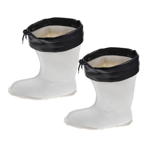 POPETPOP Winterfeste wasserdichte Schuh Einlagen mit Abnehmbarem Warmem Futter für Herren Kuschelig Isolierend und Wasserabweisend für Outdoor und Alltag von POPETPOP