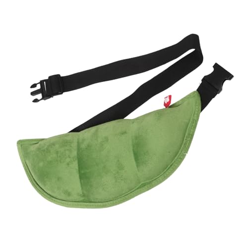 POPETPOP Witzige Umhängetasche in Erbsenform mit Verstellbarem Schultergurt Modischer Brustbeutel für Damen und Herren Praktische Crossbody Bag für Smartphone Schlüssel Karten und von POPETPOP