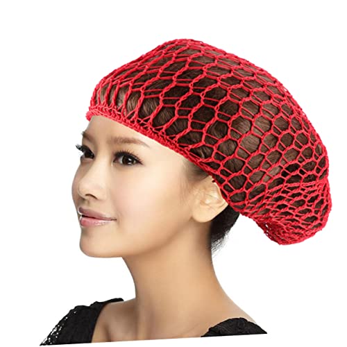 POPETPOP haarnetz zum schlafen Haarnetz haarnetze hair net Haarschmuck für Damen Haarschmuck für Haarnetzbänder Viskose Netz Haarsträhnen häkeln Stirnband Perlen Schal von POPETPOP