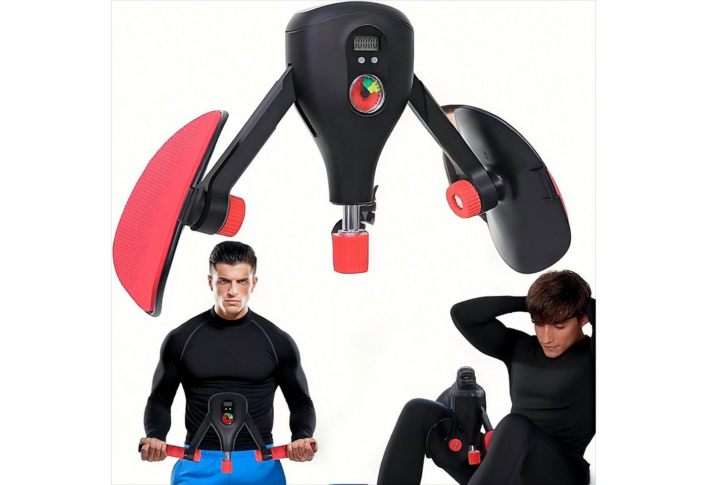 POPOLIC Beckenbodentrainer Oberschenkeltrainer 0-77 lbs Einstellbarer Widerstand von POPOLIC