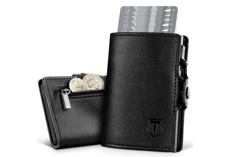 TEEHON Geldbörse Intelligente Geldbörse mit RFID-Schutz und Pop-up-Design (Elegante Geldbörse mit Schnellzugriff und Geschenkbox), Intelligente Geldbörse mit großer Kapazität und RFID-Schutz von TEEHON