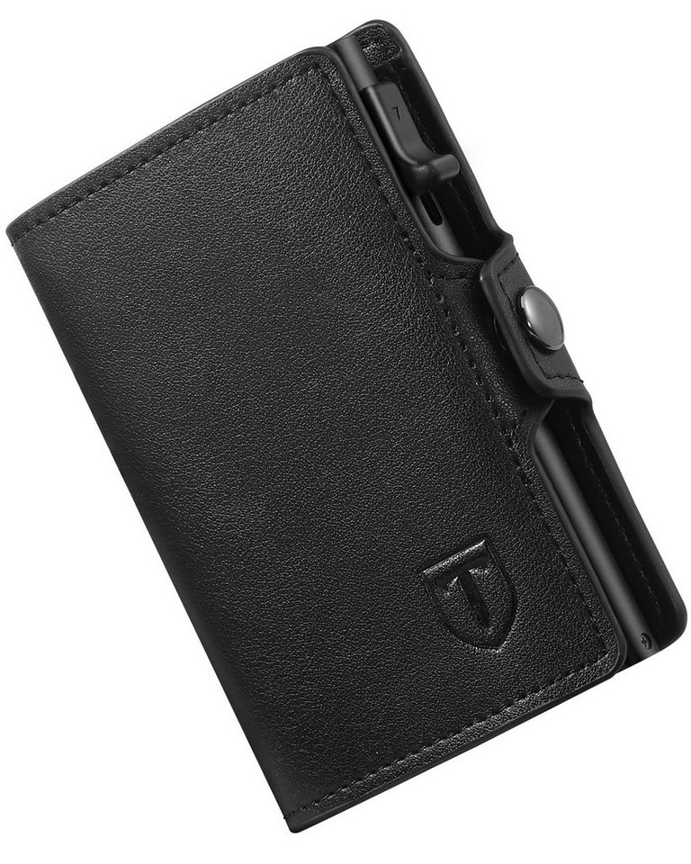 TEEHON Geldbörse Intelligente RFID-Schutz Geldbörse, Kompakt, Mehrfachkartenfächer (Intelligente Geldbörse mit Geschenkbox, Pop-up-Design), Kompakte Geldbörse mit großer Kapazität und sicherem RFID-Schutz von TEEHON