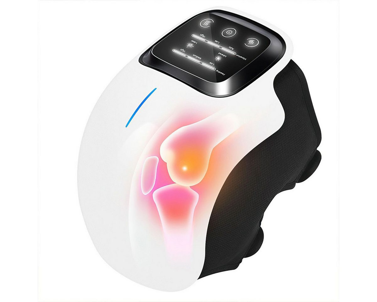 POPOLIC Massagegerät Kniemassagegerät, Tragbares Massagegerät mit Wärme und Vibration, Drei Heizmodi (45°C-55°C), geeignet für Knie von POPOLIC