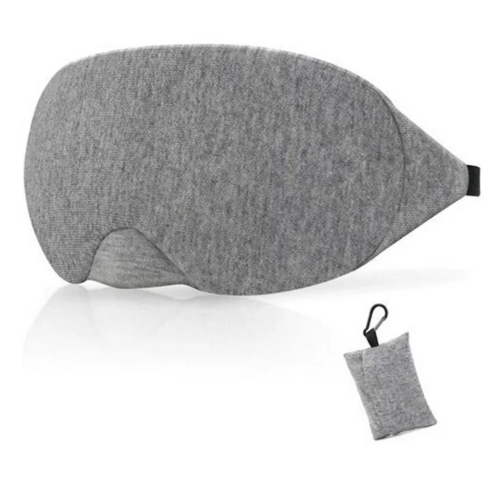 POPOLIC Schlafmaske Augenkissen aus Baumwolle, Lichtblockierende Schlafmaske, Augenmaske für unterwegs, zum Schlafen, weiche und bequeme Nachtmaske für Männer und Frauen von POPOLIC