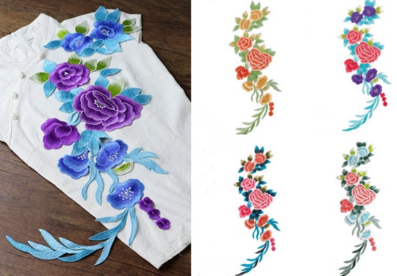 Aufnäher Gestickte Applikationen, Blumen, Für Kleiderbedarf, Kleid Diy | 159-77 von POPOLace