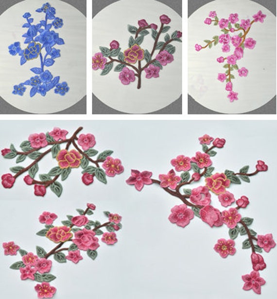 Bestickte Applikationen, Bestickte Blumen Patches Für Kleid Diy Zubehör, Für Blume(83-74 von POPOLace